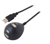 Cable Extensión  Efb Usb Ab, M-H., 1,5 M, Negro
