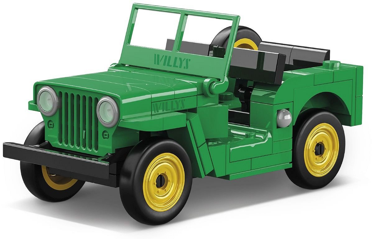 Cobi Jeep Willys Cj-2a, Juguetes De Construcción Verde Cobi-24517