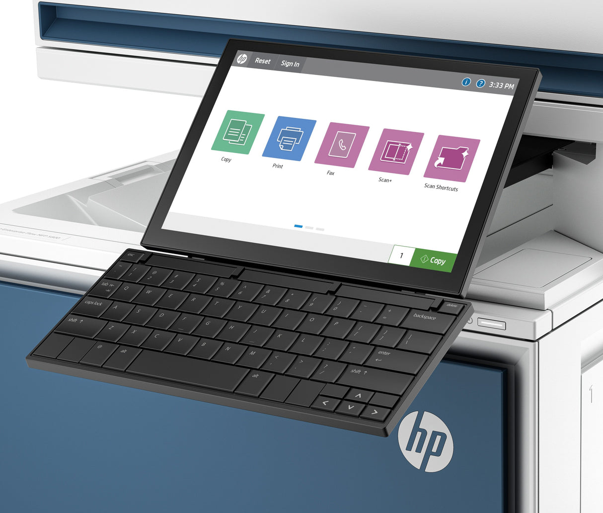 EAN 0196337404779 - HP Color LaserJet Enterprise Flow MFP 5800zf Printer Laser A4 1200 x 1200 DPI 43 ppm imagen 8