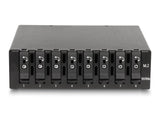 Delock 47129 Rack Móvil De 5.25" Para 8 X Ssd M.2 Nvme Con Conector Sas Sff-8654 Delgado