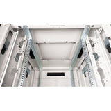 Roline 19-Zoll Netzwerkschrank Pro 42 He, 800x1000 Bxt Glastr Grau
