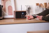 Pure Classic H4 Digitalradio Kaffee Schwarz Walnuss Eu Uk