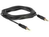 Delock Cable Jack 3,5 Mm 3 Pines Macho> Macho 3 M Negro