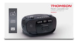 Thomson Rk200cd Radio Cd Con Casete - Negro