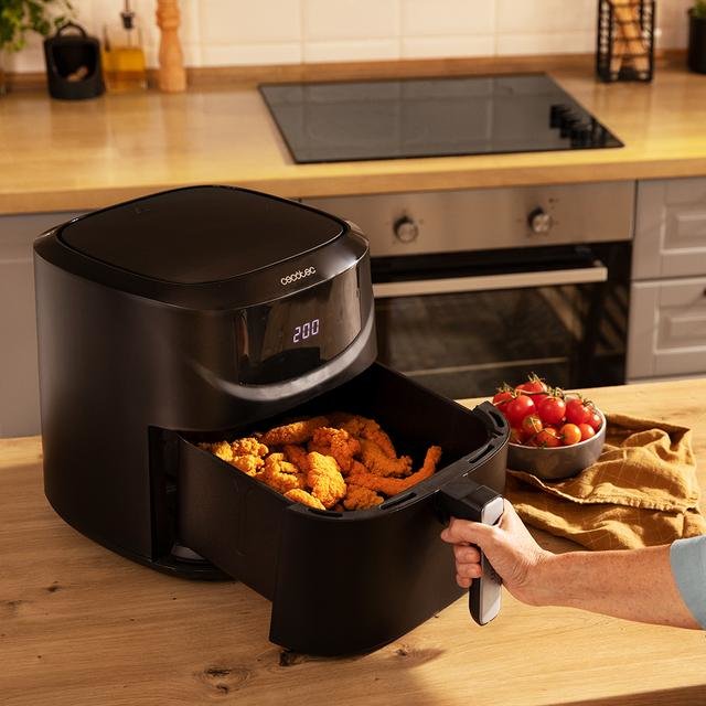 EAN 8435484049948 - Cecotec Cecofry Absolute 7600 Sencillo 7,6 L Independiente 2000 W Freidora de aire caliente Negro imagen 9