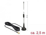 Delock Antena Lte Sma St. 2dbi Starr Omni. Rg-174 2,5m Outdoor