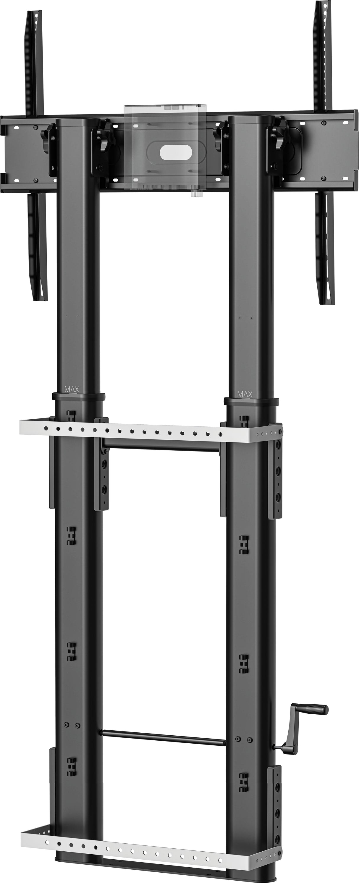 Vision X-Series Vfm-F26w Base Altura Ajustable Para Pantalla Plana 80kg Acero Negro Arenado Tamaño De Pantalla: 55"-100" Montable De Suelo A Pared