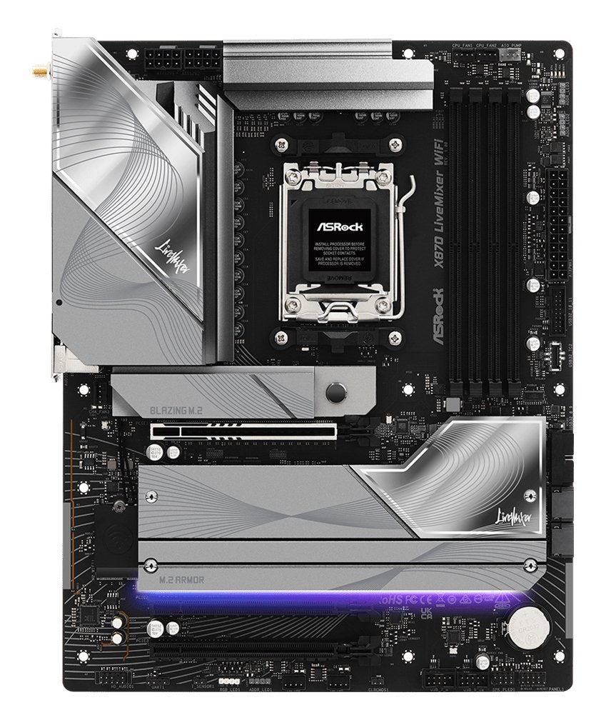 EAN 4711581491823 - Asrock X870 LiveMixer WiFi AMD X870 Zócalo AM5 ATX imagen 2