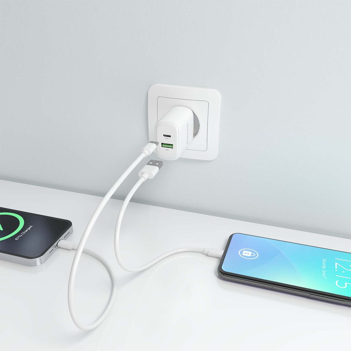 EAN 8435739902394 - AISENS A110-0911 cargador de dispositivo móvil Universal Corriente alterna Carga rápida Interior imagen 5