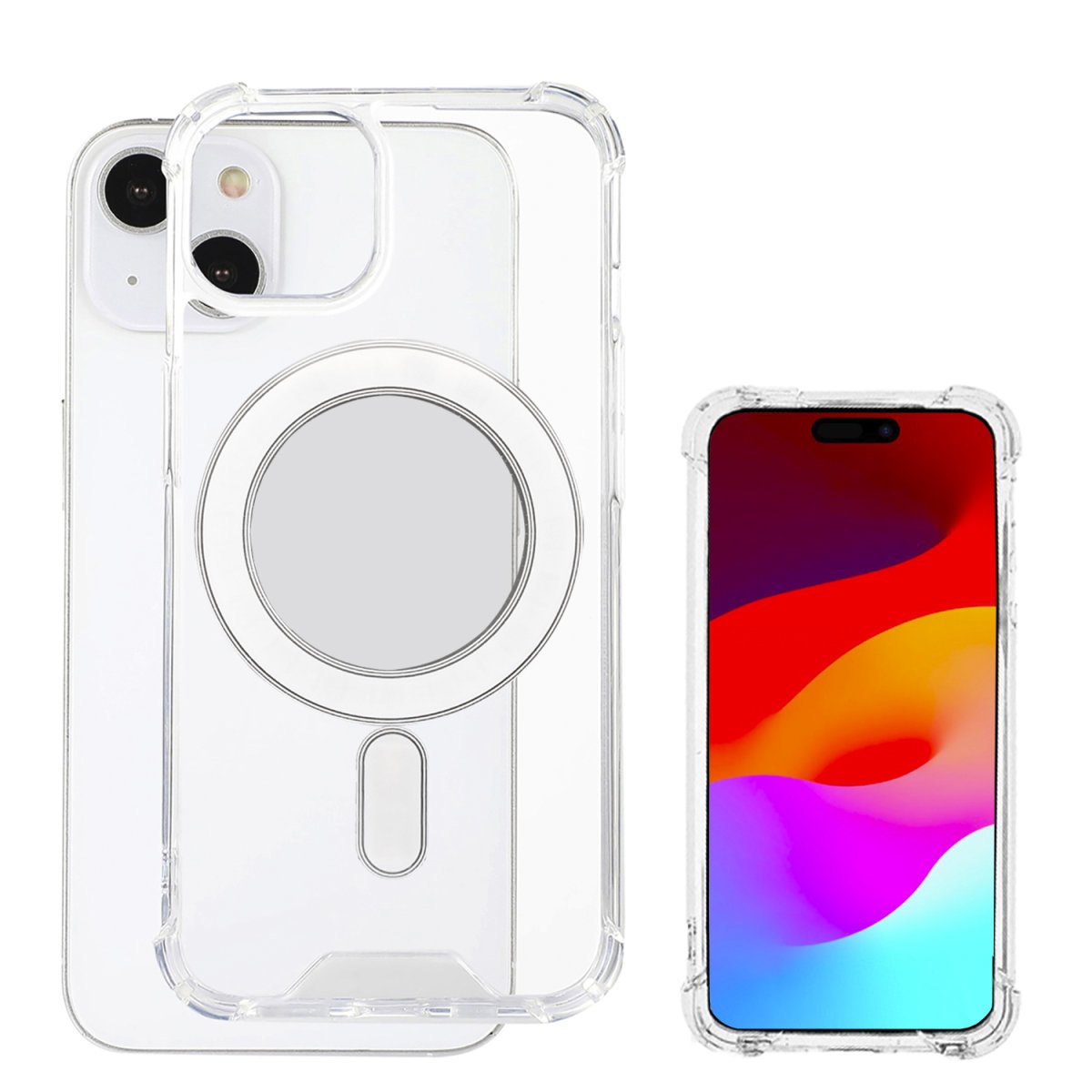 Funda 4smarts Ibiza Para Iphone 15 (6.1") Carcasa Rígida Transparente