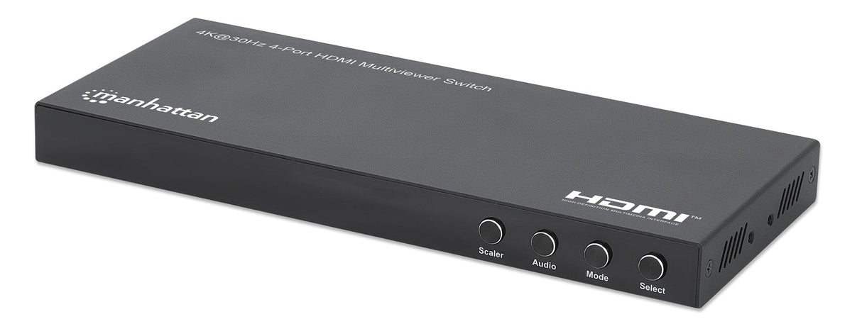 Manhattan 4k 30hz 4-Port Hdmi Multiviewer Switch