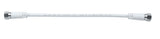 Axing Mak 50-80 F-Patch-Cable 0,5m Weiss Axiale Stecker Doppelt Geschirmt Vodafon