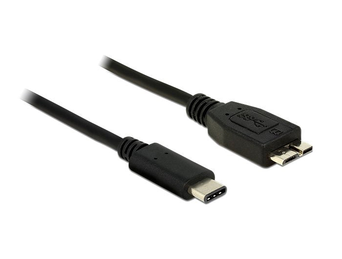 Delock Cable Usb3.1 -C -> Micro B M/M 1.00m Negro