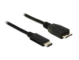 Delock Cable Usb3.1 -C -> Micro B M/M 1.00m Negro