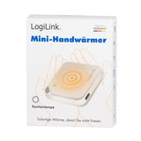Bateria Externa Power Bank   2000, Con Lampra Led Y Calentador De Manos , Slim, Blanco Logilink