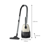 Vacuum Cleaner Philips Input Power 800 W Dust Capacity 3 L Cylinder Vacuum Cleaning Type Dry Dust Container Dust Bag Colour Black/Beige Xd1101/10