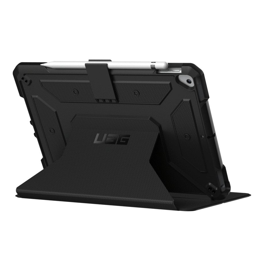Funda Tablet Uag Metropolis Black Para Ipad 2019 10.2"