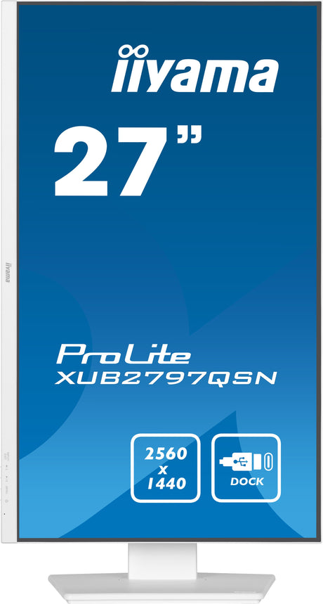 EAN 4948570123308 - iiyama ProLite XUB2797QSN-W1 pantalla para PC 68,6 cm (27") 2560 x 1440 Pixeles Wide Quad HD LED Blanco imagen 2