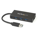 Startech Hub Usb 3.0 Aluminio Con Cable - Concentr