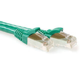 Verde 25 Meter Lszh Sftp Cat6a Patch Cable Snagless With Rj45 Connectors