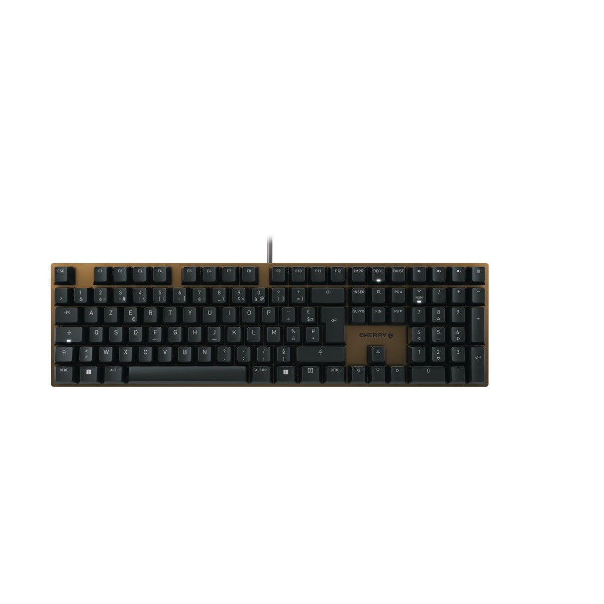 EAN 4025112107528 - CHERRY KC 200 MX teclado Universal USB AZERTY Francés Negro, Bronce imagen 1
