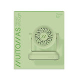 Muitomas Desk Mini Portable Fan With Usb-C Charge Green Deskfangn