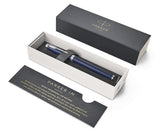 Parker Rollerball Im Matte Blue F Negro Caja De Regalo