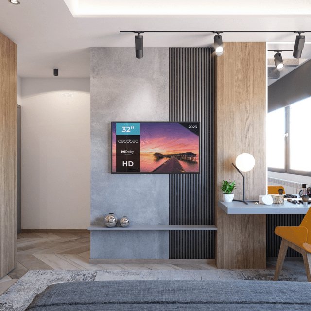 EAN 8435484026130 - Cecotec 02613 Televisor 81,3 cm (32") HD Negro imagen 3