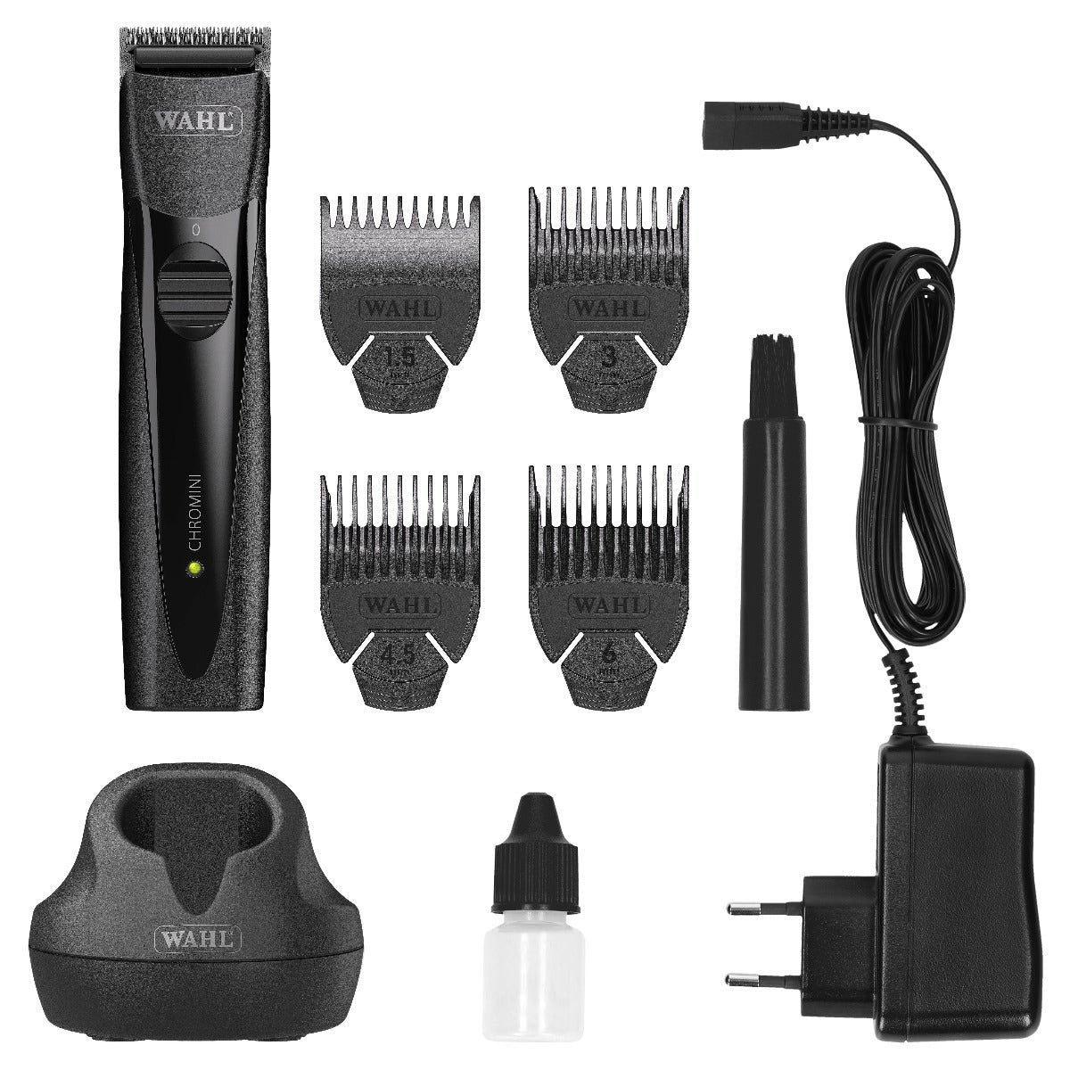 Cortadora De Pelo Wahl 1591-0466 Chromini Negro Con Hoja En U