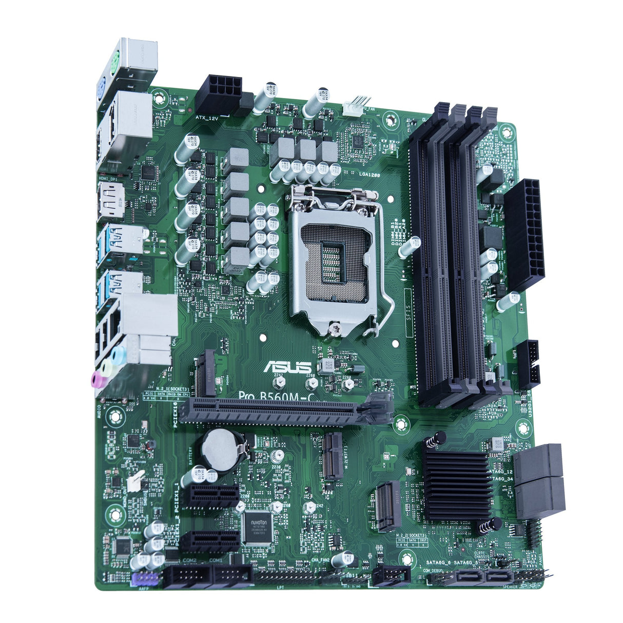 Placa Base Asus B560m-C/Csm Pro M-Atx/4xddr4/6xsata6/1xusb 3.2/2xusb 2.0 90mb1720-M0eayc