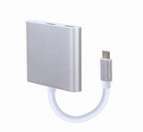 Gembird A-Cm-Hdmif-02-Sv Interfaz De Cable / Adaptador De Género Usb-C / Usb-C Hdmi / Usb-A Silver