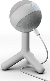 Micrófono Logitech G Yeti Orb,  Condensador Rgb Con Lightsync Para Gaming, Micrófono Usb Para Streaming, Cardioide, Plug And Play Usb Para Pc/Mac - Blanco