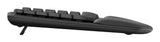 Teclado Alemán Logitech Wave Keys Oficina Rf Wireless + Bluetooth Qwertz Grafito