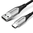 EAN 6922794747074 - Vention CODHH cable USB USB 2.0 USB A USB C Aluminio, Negro imagen 1