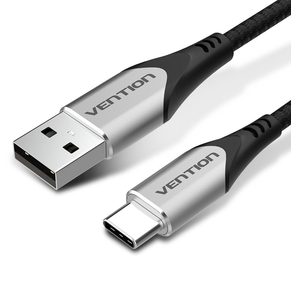 EAN 6922794747081 - Vention CODHI cable USB USB 2.0 USB A USB C Aluminio, Negro imagen 1