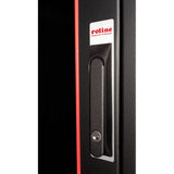 Roline 19-Zoll Netzwerkschrank Pro 42 He, 600x600 Bxt Glastr Schwarz