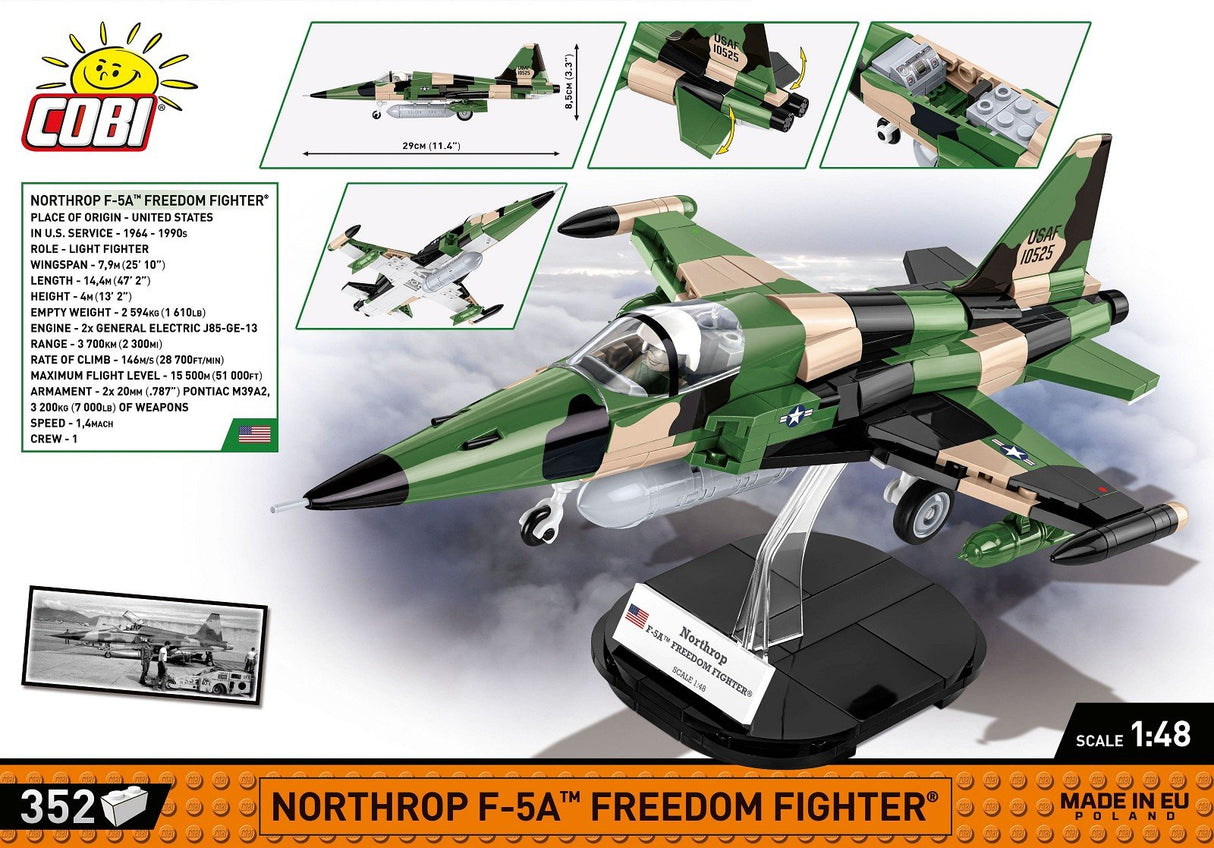 EAN 5902251024253 - COBI Northrop F-5A Freedom Fighter imagen 11