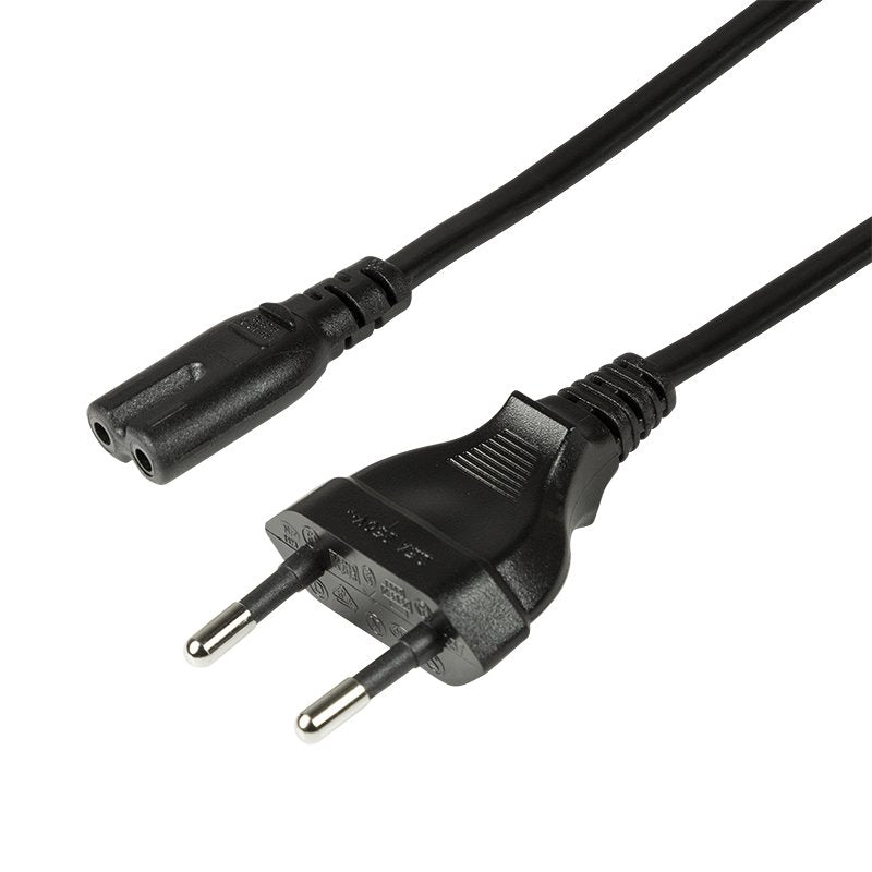 Power Cable, Cee 7 16 To Iec C7, Negro, 3 M