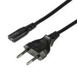 Power Cable, Cee 7 16 To Iec C7, Negro, 3 M