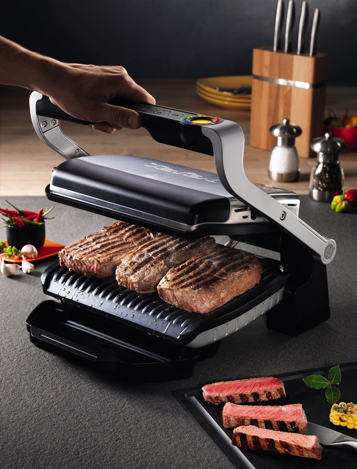 Sandwichera Tefal Gc712d12 Optigrill 2000w