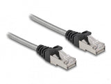 Delock 80249 Cable De Red Rj45 Cat.6a Macho A Macho S/Ftp Negro, 2 M, Con Cable Cat.7 Bruto Apto Para Uso Industrial Y En Exteriores