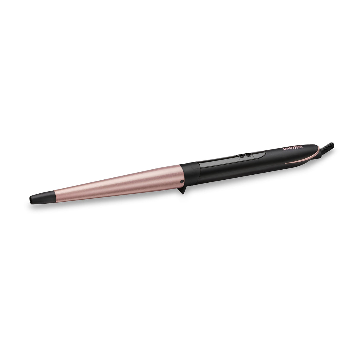 EAN 3030050153675 - BaByliss Conical Wand Rizador de pelo Caliente Negro, Rosa 2,5 m imagen 1