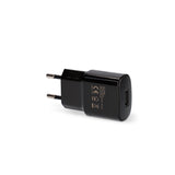 Ksix Lccdc02 Negro Cargador De Red Eléctrica Usb-A + Cable Usb-C