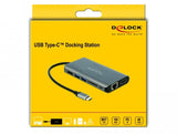 EAN 4043619876839 - DeLOCK 87683 base para portátil y replicador de puertos Alámbrico USB 3.2 Gen 1 (3.1 Gen 1) Type-C Gris imagen 3