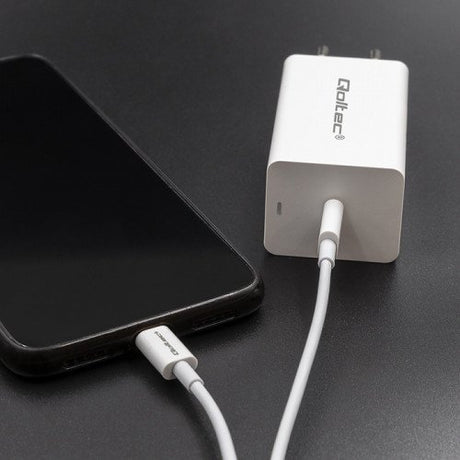 EAN 5901878523590 - Qoltec 52359 cable USB USB 2.0 1 m USB C Blanco imagen 5