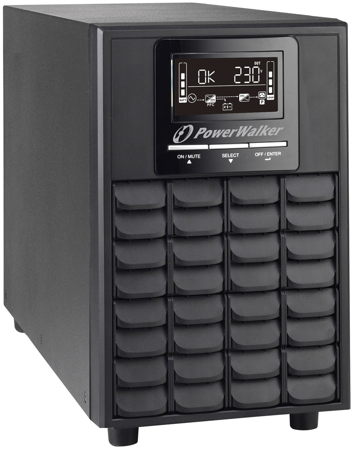 EAN 4260074979916 - PowerWalker VFI 1000 CG PF1 sistema de alimentación ininterrumpida (UPS) Doble conversión (en línea) 1 kV imagen 2