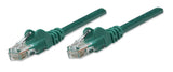 Intellinet Cat5e, 0.45m Cable De Red Verde 0,5 M U/Utp (Utp)