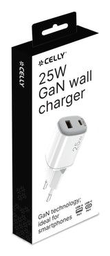 Cargador Gan 1usb 1usbc 25w Wh