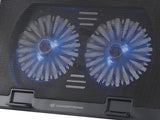 Base Refrigeracion Para Portatiles Conceptronic 2 Ventiladores 125mm Hasta 17