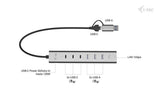 I-Tec Usb-C Usb-A Metal Hub 6 Port 3x Usb-C 3.2 Gen1 3x Usb-A 3.2 Gen1 1x Glan Power Delivery 85w